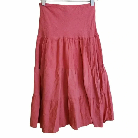 Forever 21 XS full skirt in salmon - Picture 6 of 6